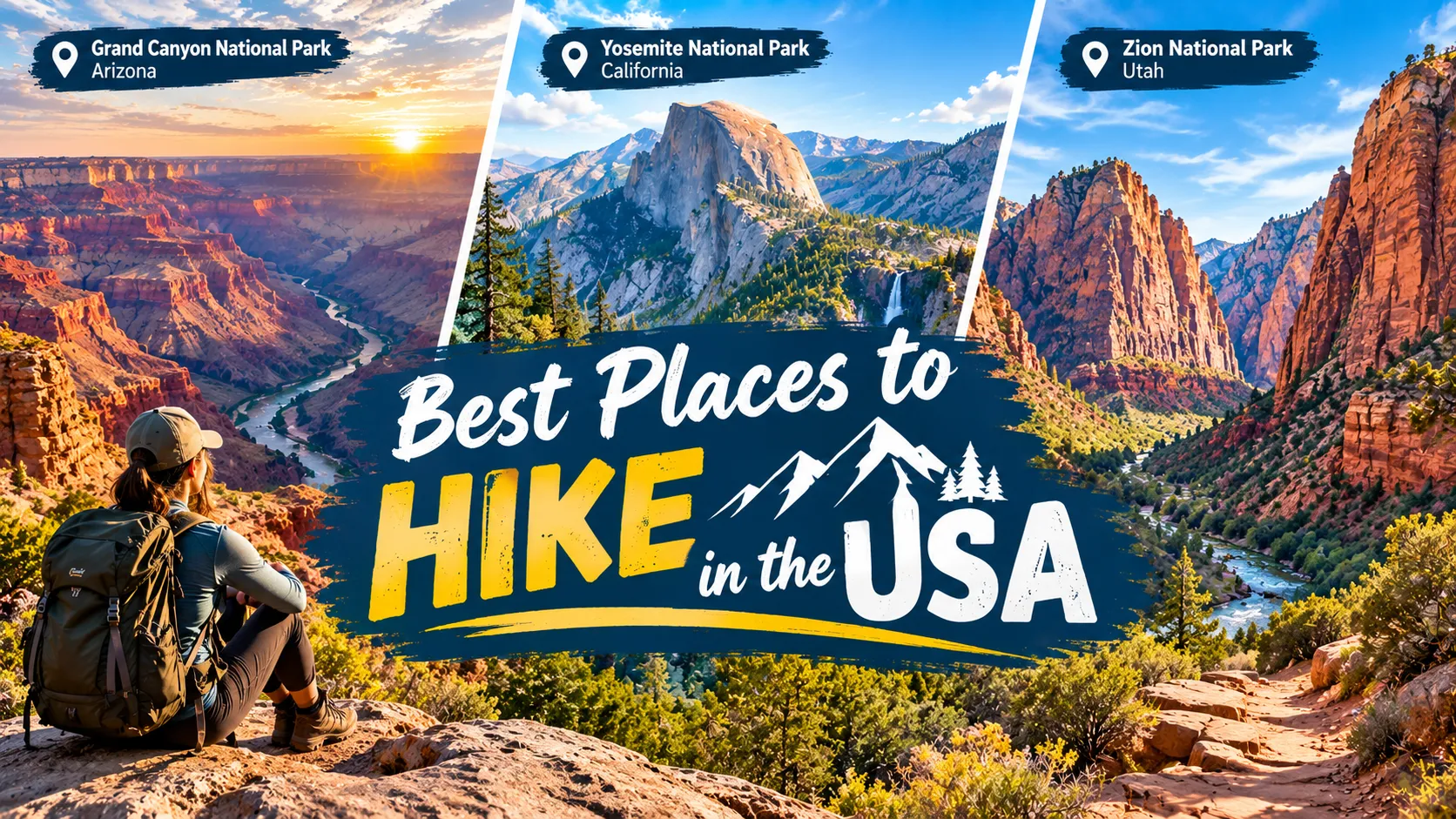 Best Places to Hike in the USA: 3 Famous Parks You Must See