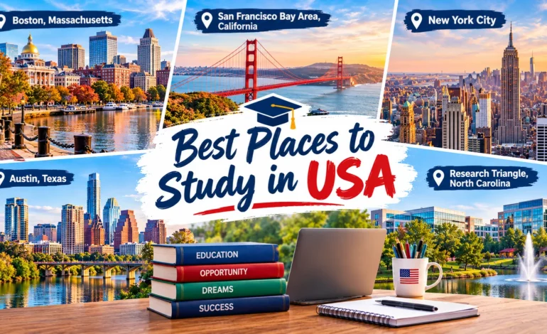 Best Places to Study in United States| 5 Top Destinations for Students