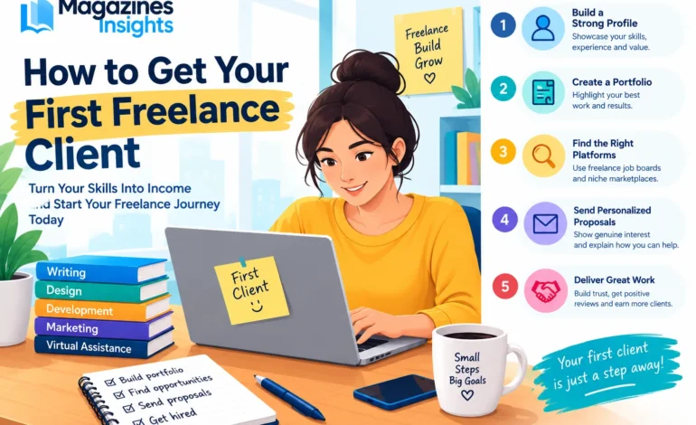 how to find your first freelance client