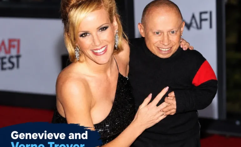 Genevieve Gallen with Husband Verne Troyer