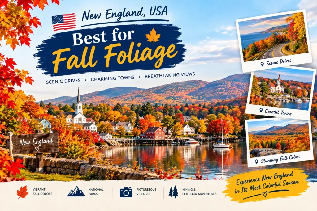 New England, USA: Best for Fall Foliage