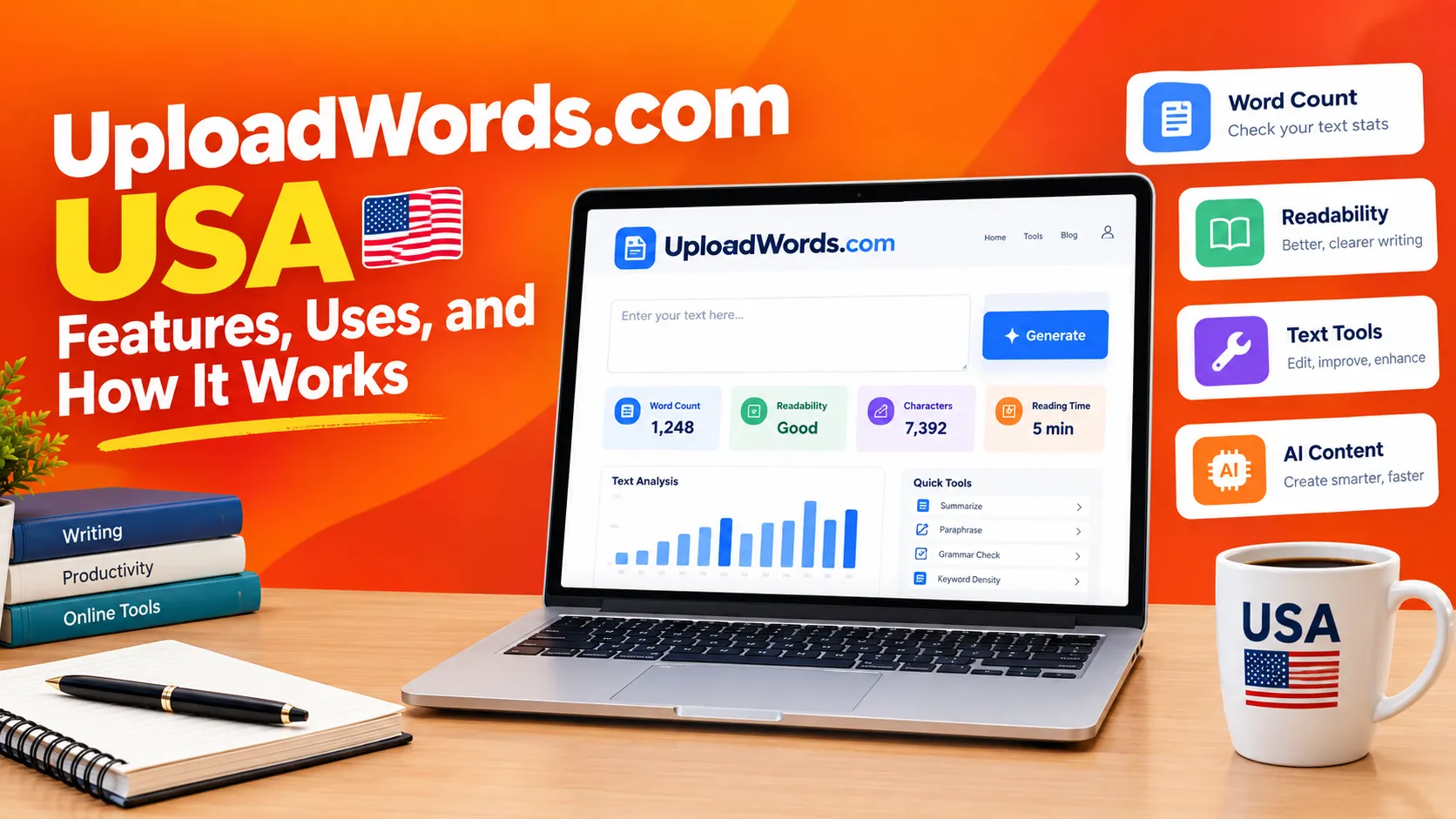 UploadWords.com USA | Reviews, Is This Free Text Tool?